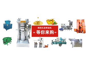 樂發機械不懼酷暑生產榨油機